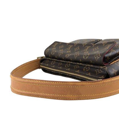 LOUIS VUITTON Monogram Shoulder bag Viva-Cité MM M51164 Brown Vintage w5ixn2