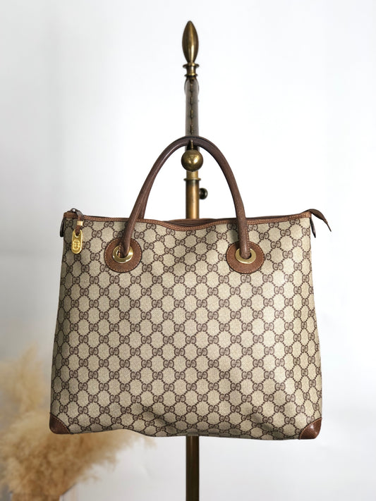 GUCCI Totebag Beige Vintage wb6yiz