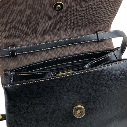 LOEWE Velazquez 金屬手柄皮革兩用手提包 單肩包 黑色,棕色 復古 zpbizw