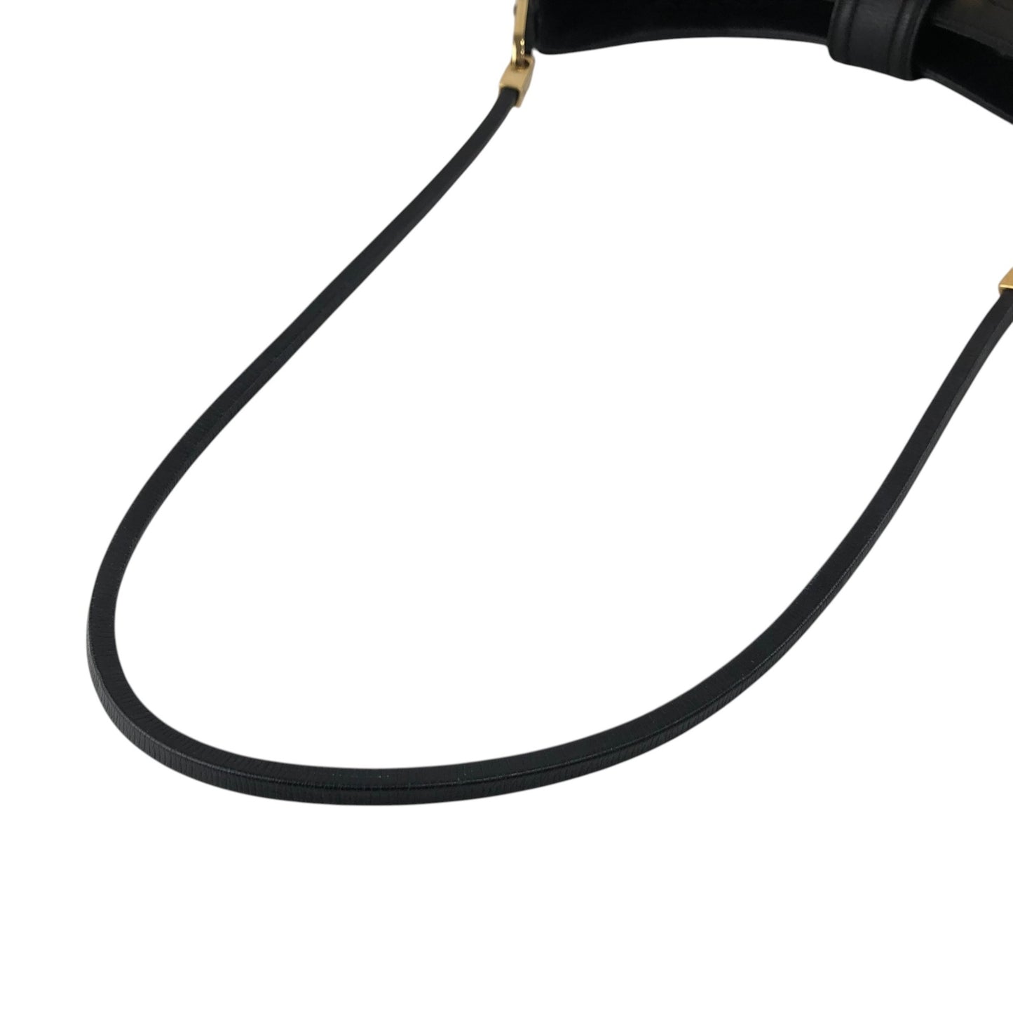 GUCCI G Motif Shoulder bag Black Vintage 3z62yh