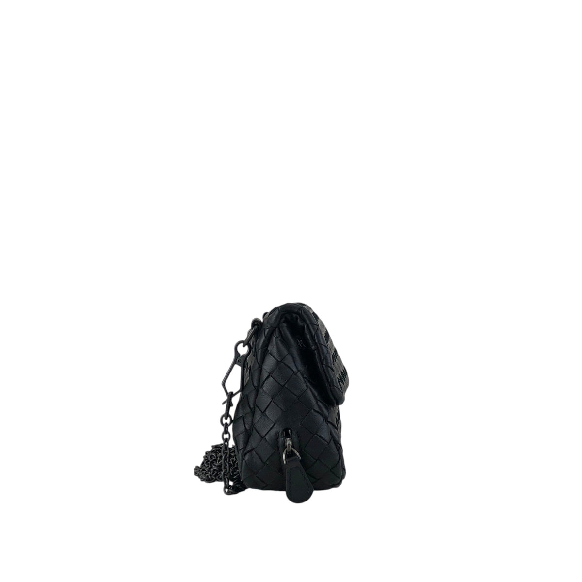 Bottega Veneta Intrecciato Shoulder bag Black Vintage 37ps5x