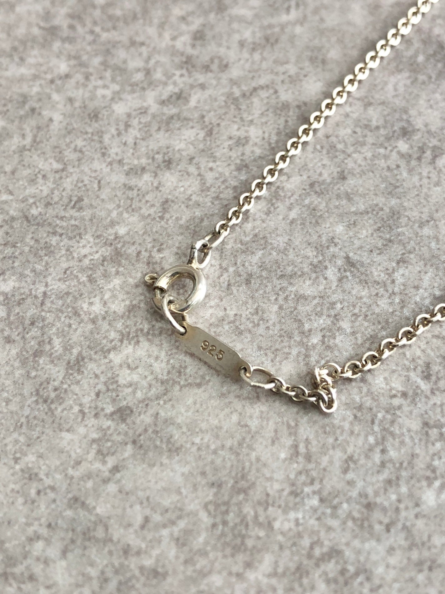 Tiffany & Co. Heart Motif  SILVER925 Necklace Silver Vintage 87wdvb