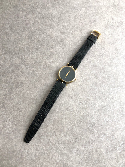GUCCI Quartz Watch Black Vintage gipjhw