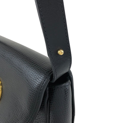 Christian Dior CD Logo Shoulder bag Black Vintage fdkx28