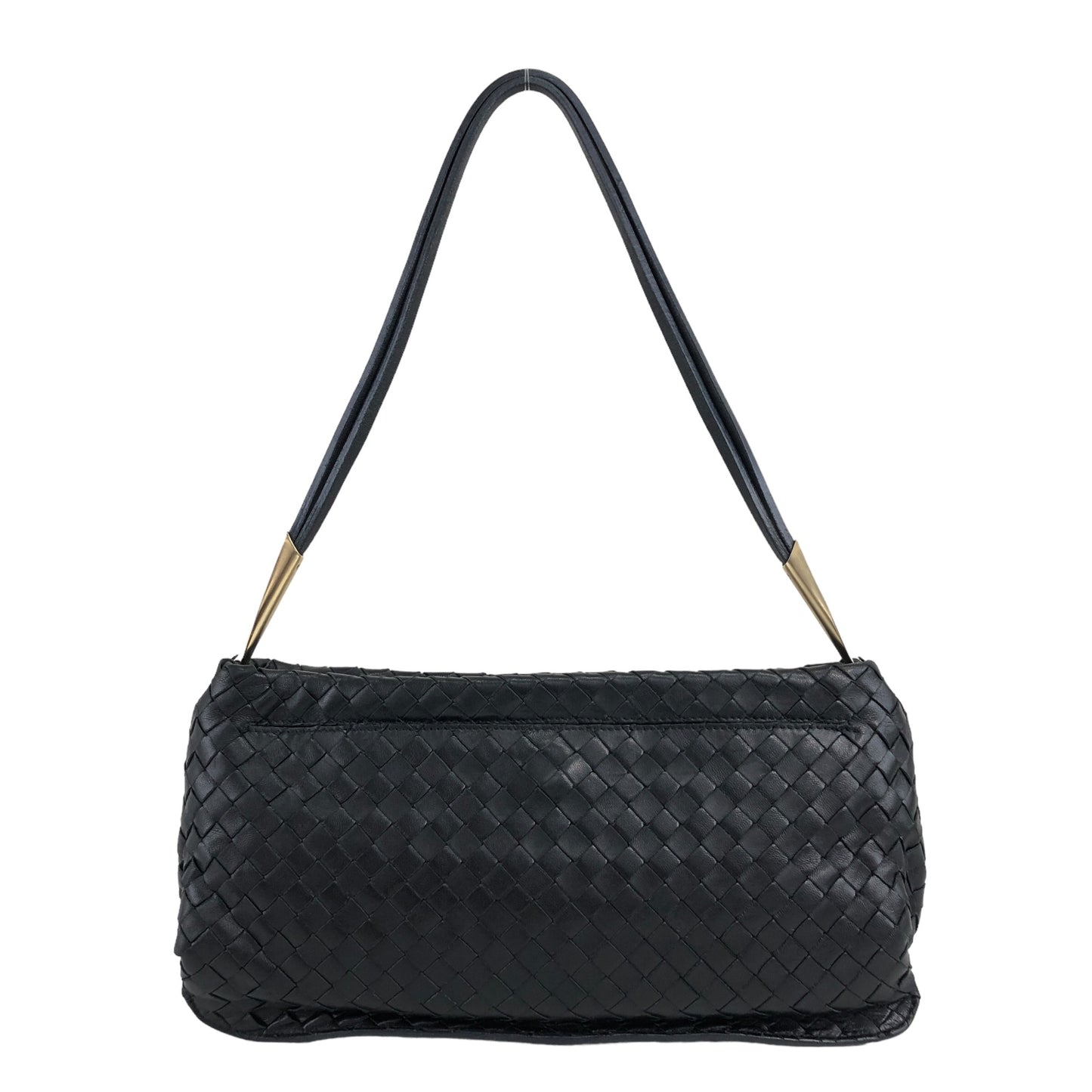 Bottega Veneta Intrecciato Shoulder bag Black Vintage zpcbkf