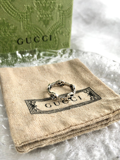 GUCCI Ring Silver Vintage 636be7