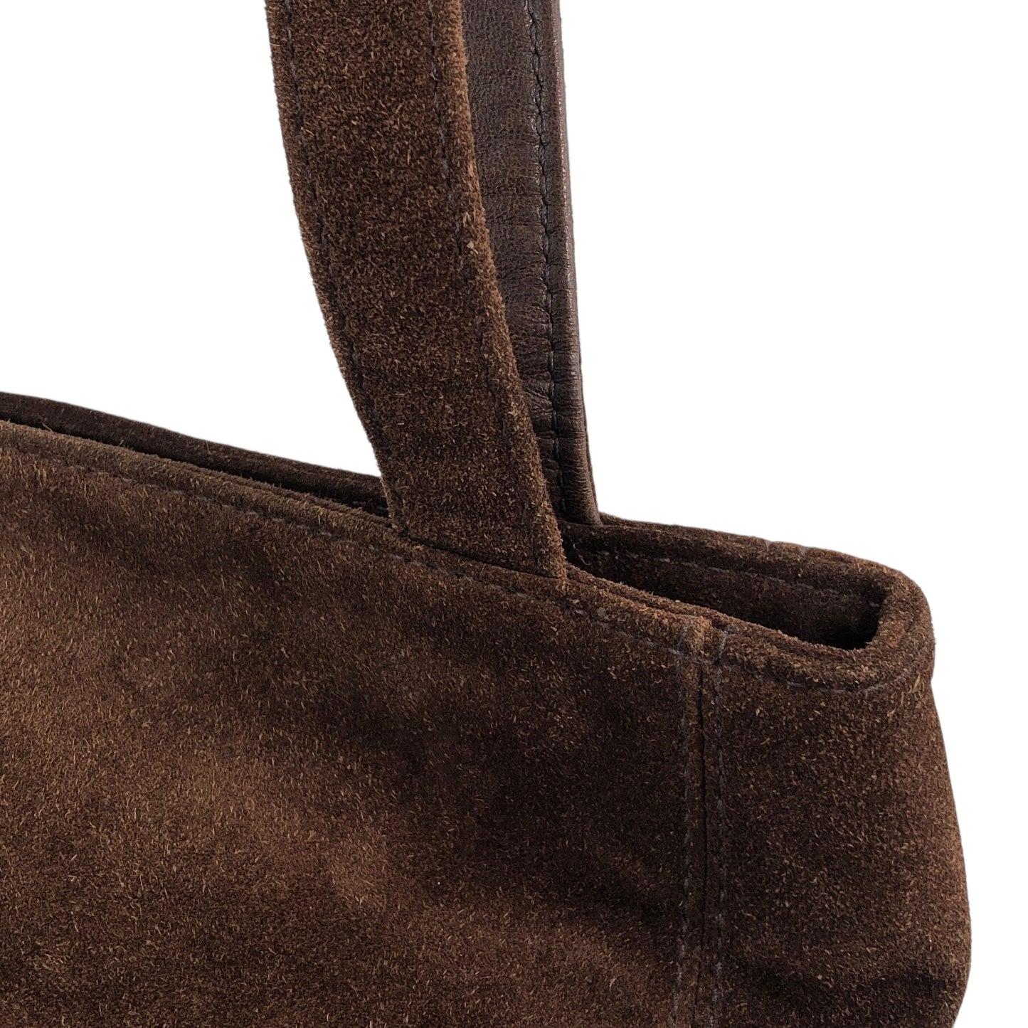 CHANEL Coco Mark Totebag Brown Vintage s32c85