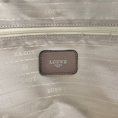 LOEWE Amazona36 Anagram Handbag Boston bag Gray Vintage mhy4fx