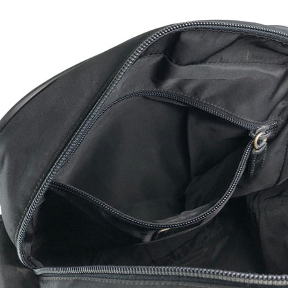 PRADA Tessuto Triangle Logo Sling bag Black Vintage p8ymye