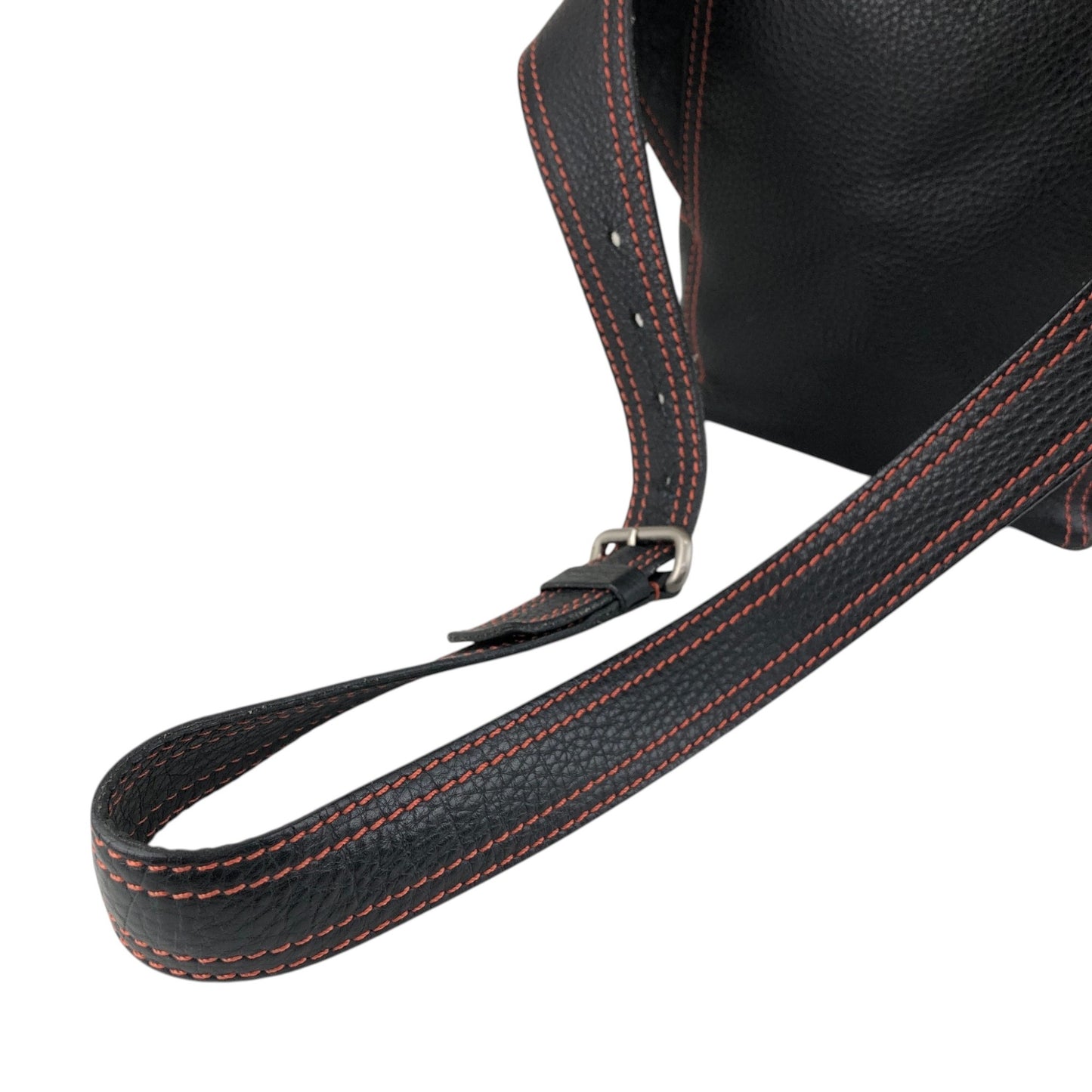 PRADA Stitch Shoulder bag Sling bag Black Vintage wg4cn6