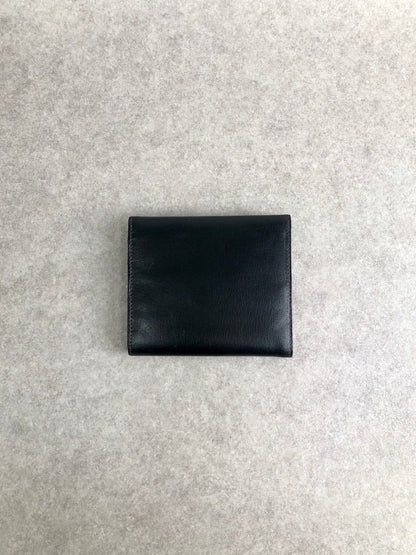 CELINE Horse Bit Wallet Black Vintage mtikgu