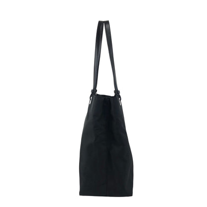 PRADA Tessuto Triangle Logo Totebag Handbag Black Vintage ifsugc