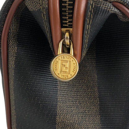 FENDI Pecan Two-way Small Boston bag Shoulder bag Brown Vintage wcnfzp