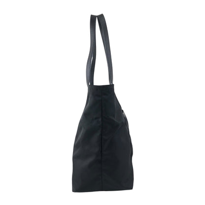 PRADA Triangle Logo Front Pocket Totebag Black Vintage p2sa5n