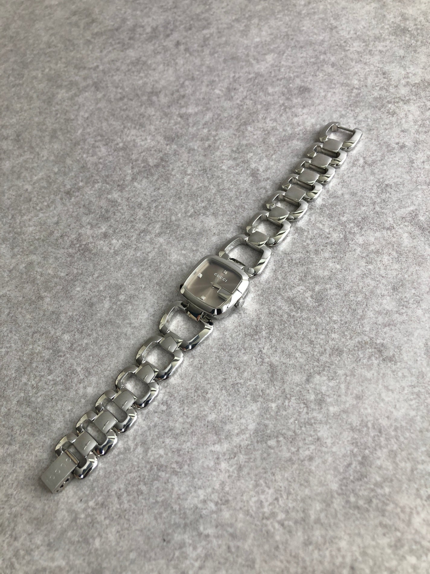 GUCCI Watch Silver Vintage 3xed2i – VintageShop solo