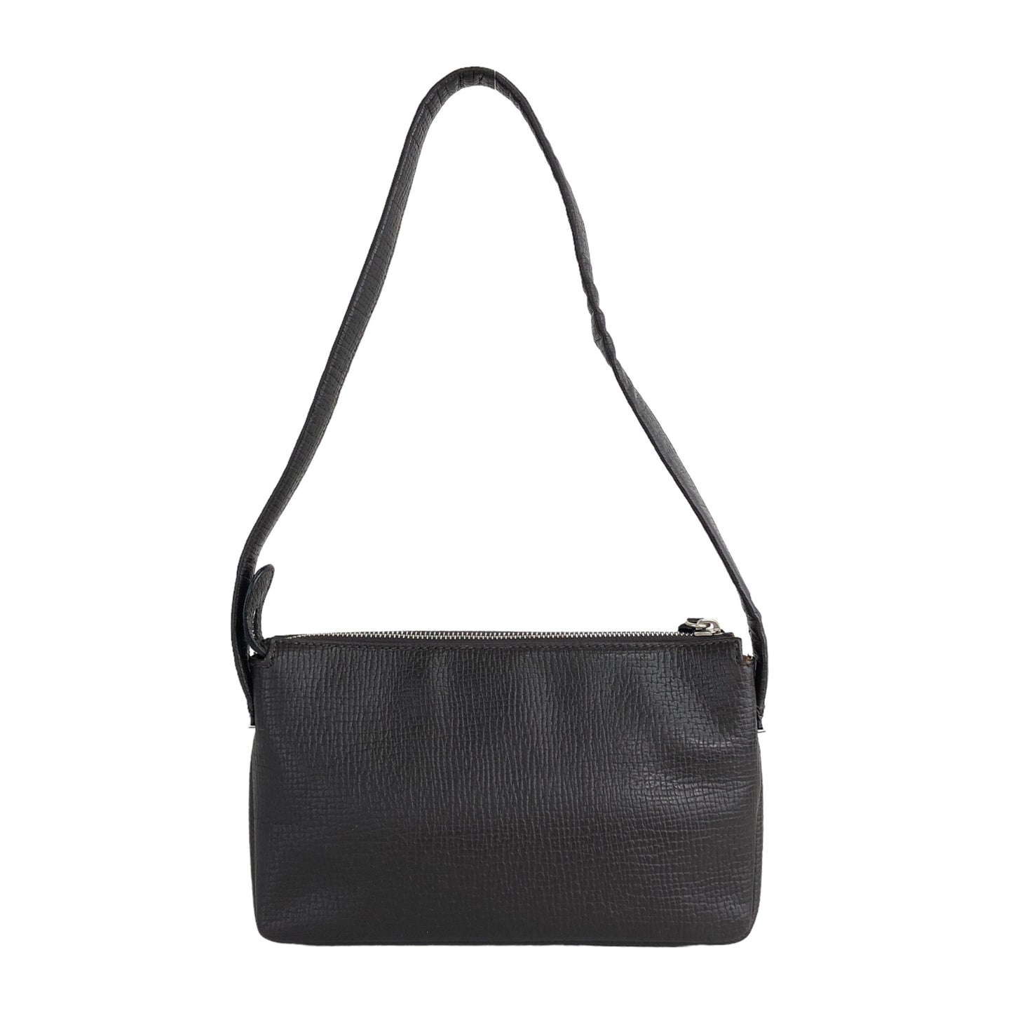 LOEWE Logo Leather Shoulder bag Brown Vintage spf3af