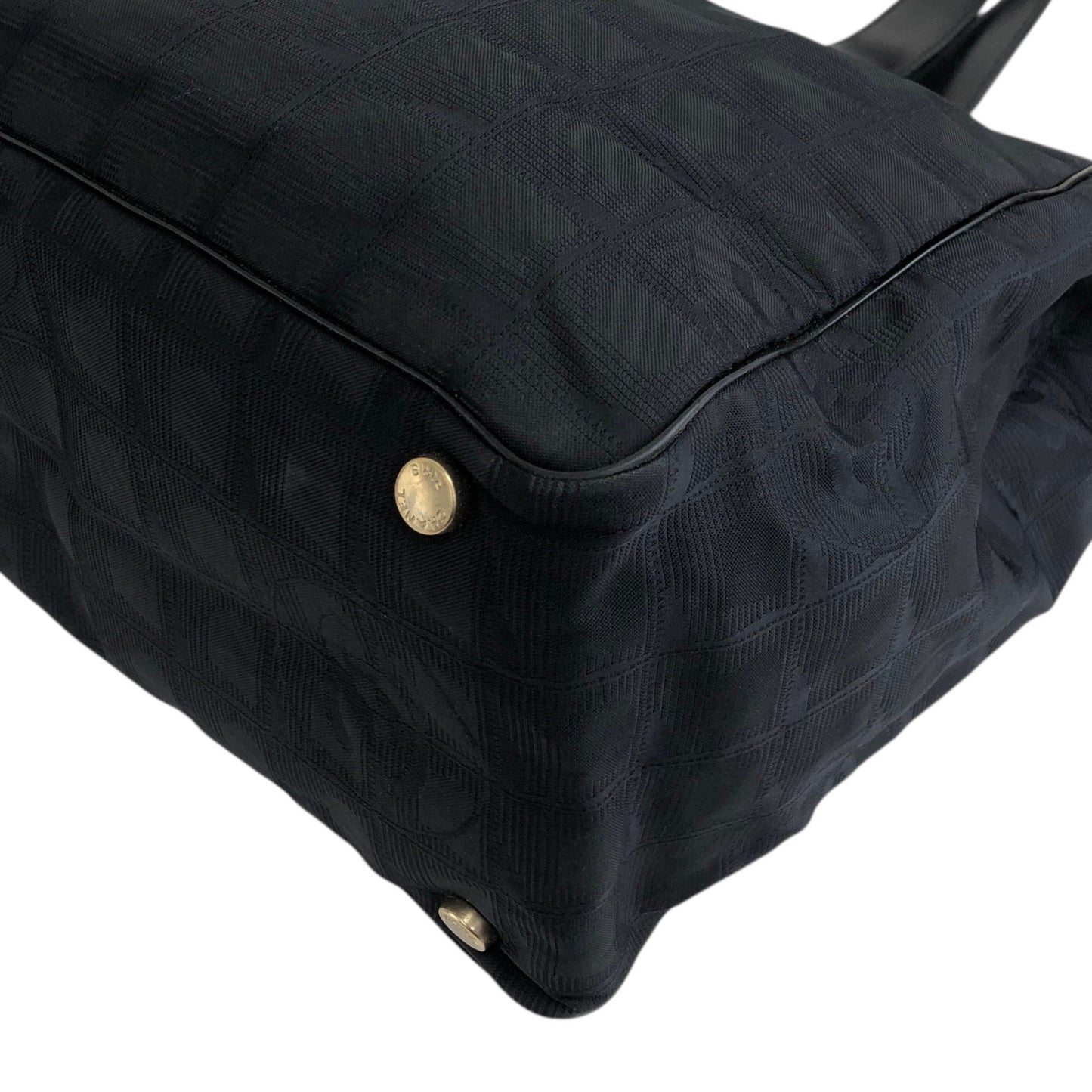 CHANEL New Travel Line Totebag Black Vintage 37n7zy