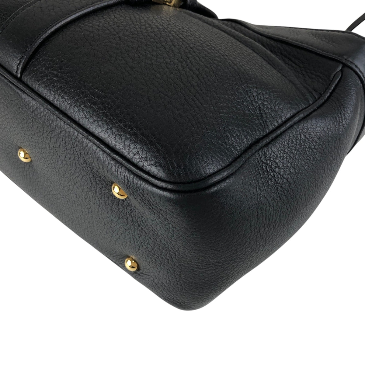LOEWE Logo Shoulder bag Black Vintage earnia