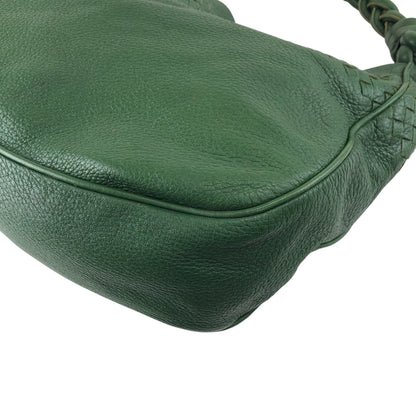 Bottega Veneta Intrecciato Shoulder bag Green Vintage bt6kue