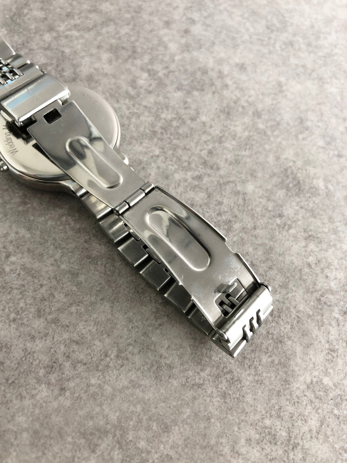 Yves Saint Laurent YSL Logo Watch Silver Vintage rshuab