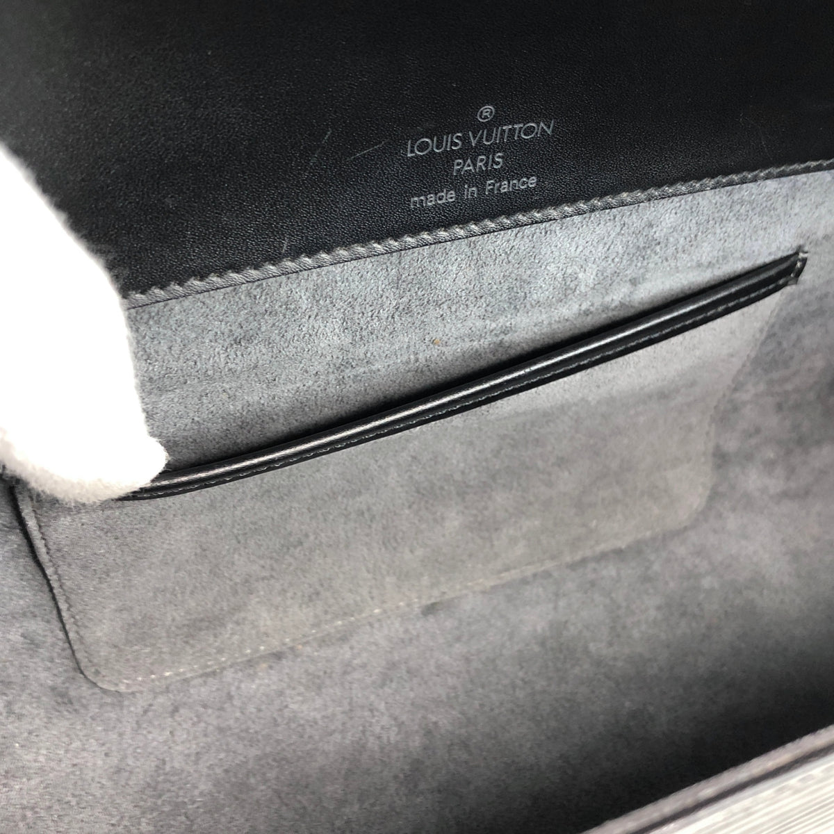 LOUIS VUITTON Epi Shoulder bag Black M52182 Vintage 3c6ynt