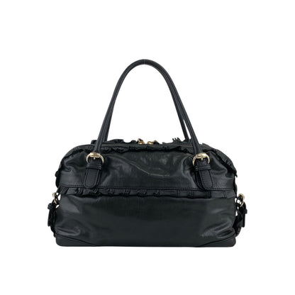 GUCCI Handbag Black Vintage ns25kt