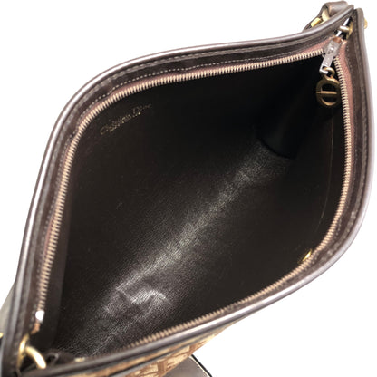 Christian Dior Trotter Shoulder bag Brown Vintage whe6e8