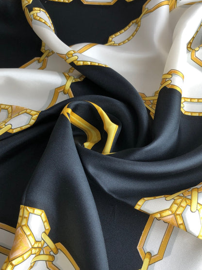 Cartier Scarf Black Vintage pvjkn5