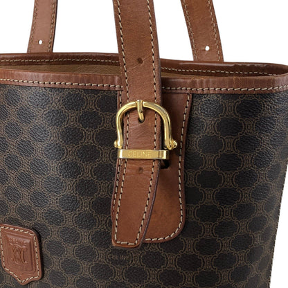 CELINE Macadam Blason Totebag Brown Vintage tdcdrg