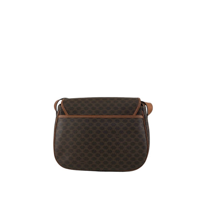 CELINE Macadam Blason Shoulder bag Brown Vintage hpe7an