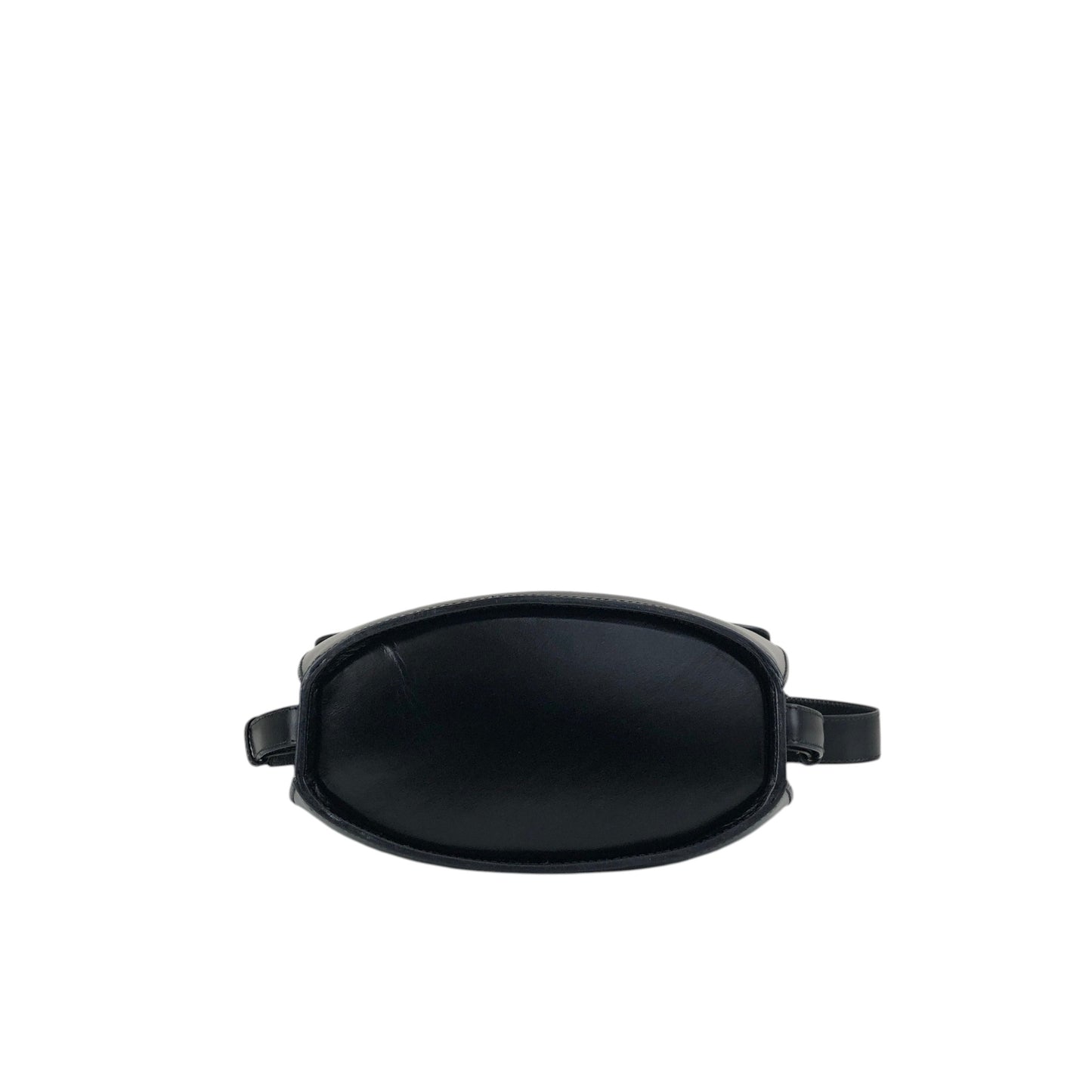 CELINE Circle Logo Shoulder bag Black Vintage kfiinf