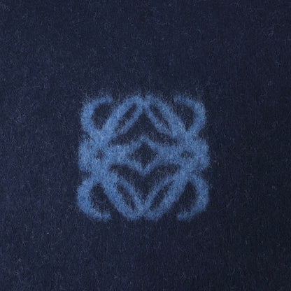 LOEWE Anagram Scarf Navy Vintage 5yjnmz