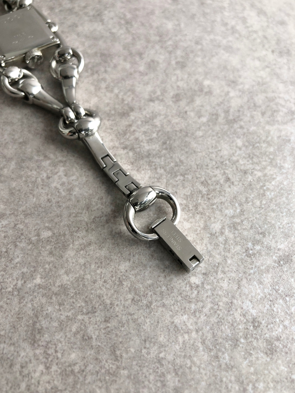 GUCCI Logo Quartz Watch Silver 116.5 Vintage w5e5nb