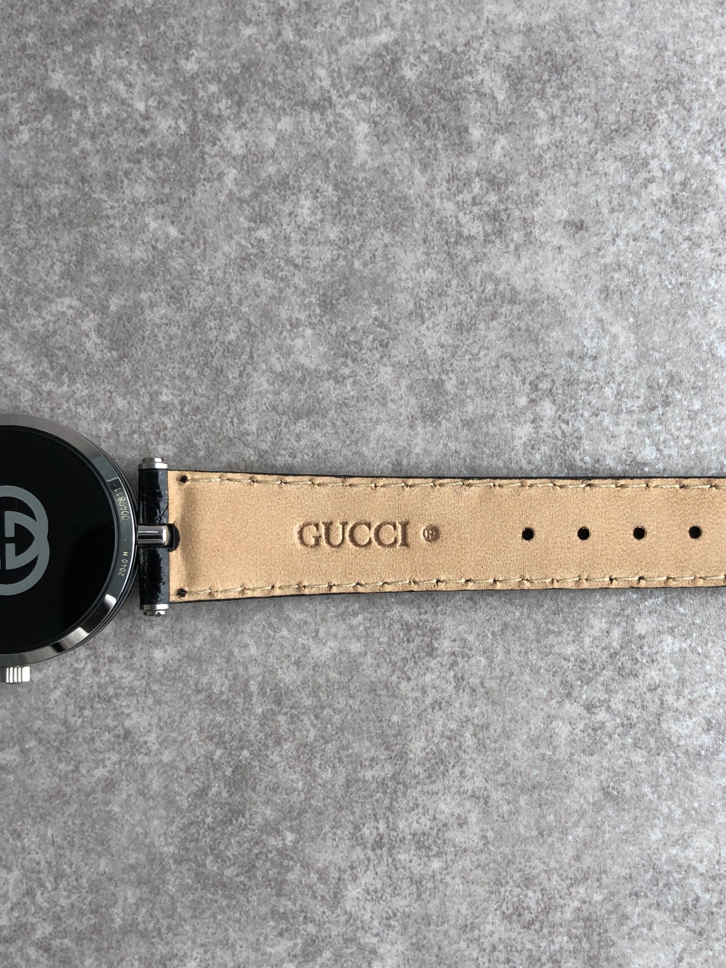 GUCCI Sherry Line Watch Silver×Black 2040Ｍ Vintage asvi62