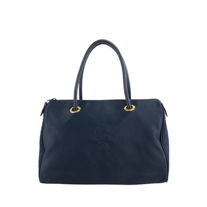 Yves Saint Laurent YSL 標誌手袋波士頓包海軍藍復古 6dix6x