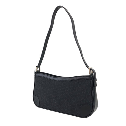 CELINE Macadam Shoulder bag Hobobag Black Vintage ddgif4