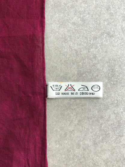 Christian Dior Trotter Silk Scarf Wine red×White Vintage gbe3ga