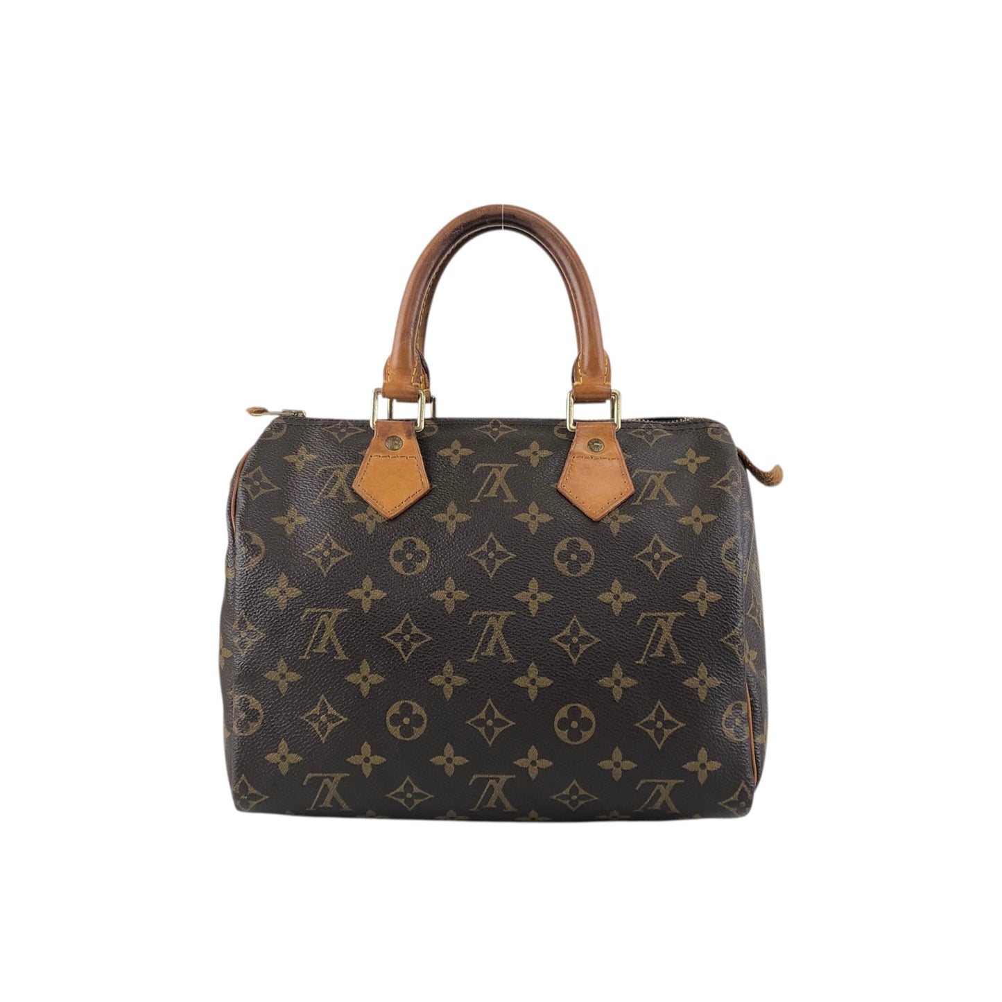 LOUIS VUITTON Monogram Small Boston bag Brown Vintage pg4nya