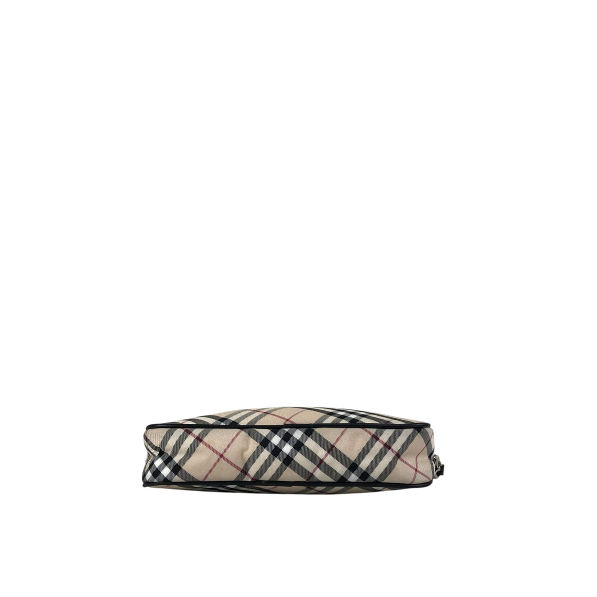 BURBERRY Check Small Handbag Beige Vintage jg72w4