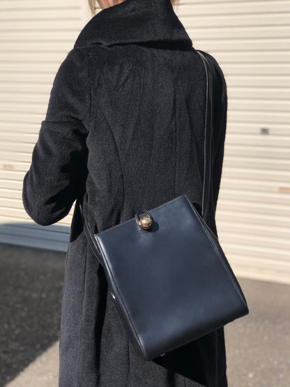 CELINE Starball Shoulder bag Black Vintage eay7uv