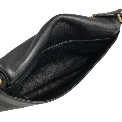 PRADA Turn Lock Shoulder bag Black Vintage atdszw