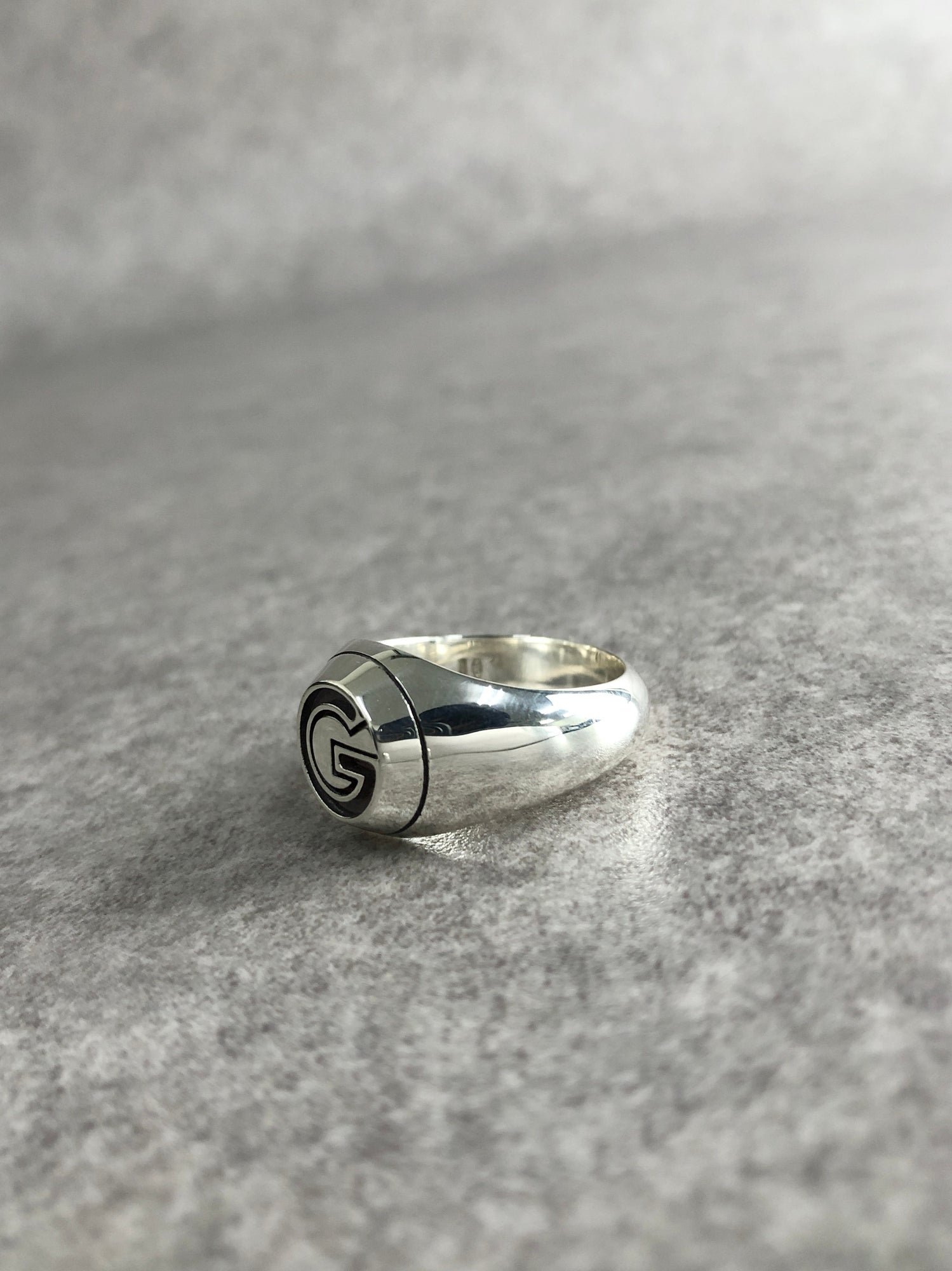 GUCCI G Motif SILVER925 Ring Silver Vintage giripw – VintageShop solo