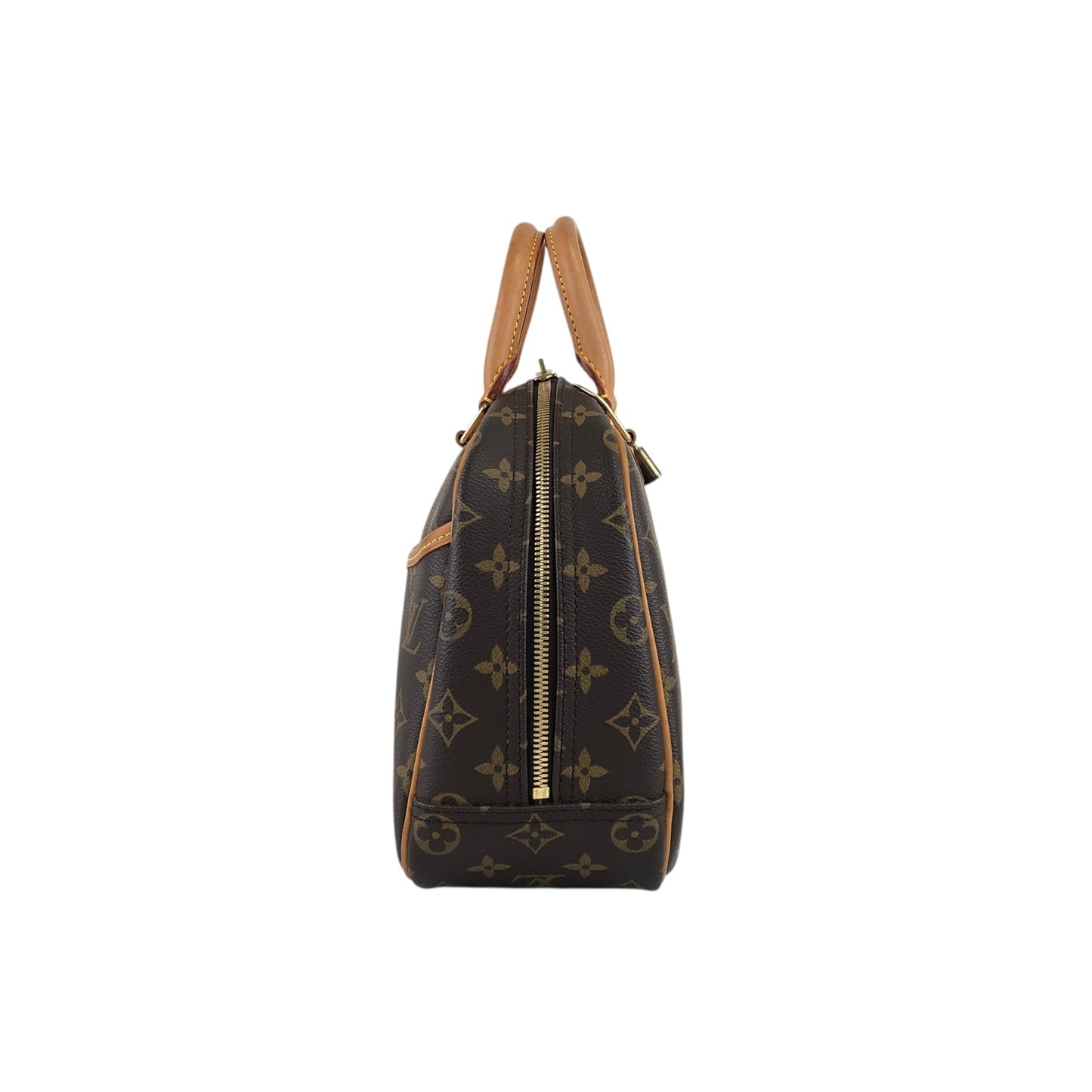 LOUIS VUITTON Monogram Handbag Brown Vintage wmhwus