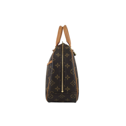 LOUIS VUITTON Monogram Handbag Brown Vintage wmhwus