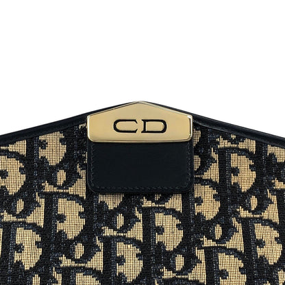 Christian Dior Trotter CD Logo Shoulder bag Navy Vintage 2vvpv4