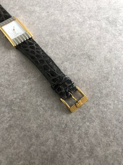 Christian Dior CD Logo Watch Gold Vintage a2gt8i