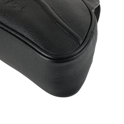 Yves Saint Laurent YSL Logo Handbag Black Vintage ygtkm5