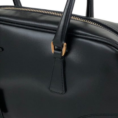 PRADA Triangle Logo Small Boston bag Handbag Black Vintage b7mxwa