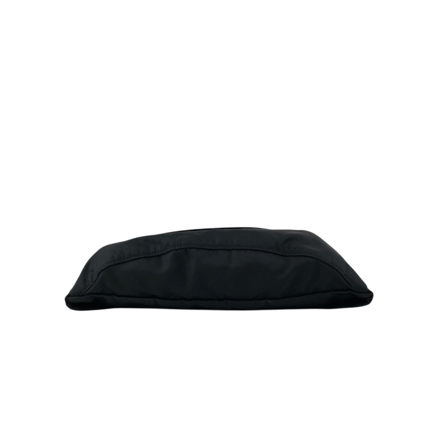 PRADA Tessuto Triangle Logo Sling bag Black Vintage ty7usc