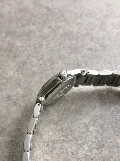 GUCCI Logo Quartz Watch Silver 9040L Vintage mgafij